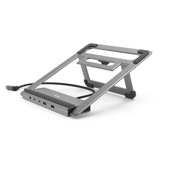 Hama USB-C dokovací stanice a stojan pro notebook Connect2Office Stand, 12 portů