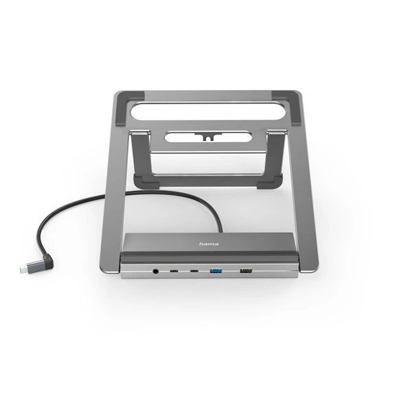 Hama USB-C dokovací stanice a stojan pro notebook Connect2Office Stand, 12 portů