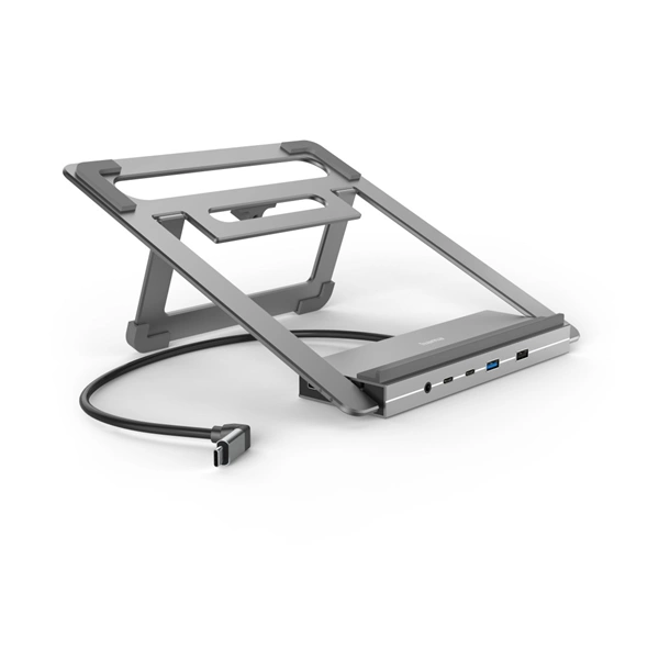 Hama USB-C dokovací stanice a stojan pro notebook Connect2Office Stand, 12 portů