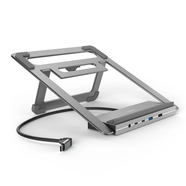 Hama USB-C dokovací stanice a stojan pro notebook Connect2Office Stand, 12 portů