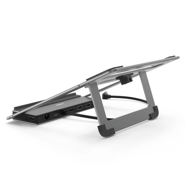 Hama USB-C dokovací stanice a stojan pro notebook Connect2Office Stand, 12 portů