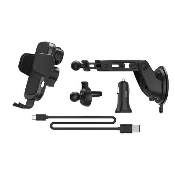 Hama FC-10 Motion, držák do auta s bezdrátovou nabíječkou Qi, nap. adaptér