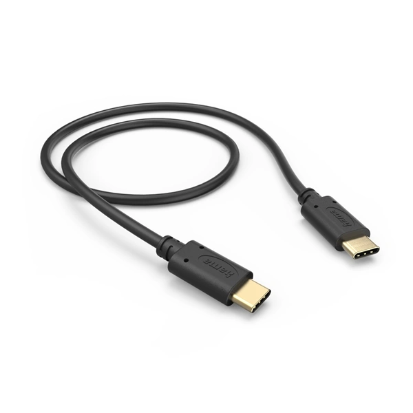 Hama kabel USB-C 2.0 typ C-C 0,5 m, černý