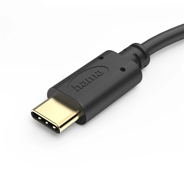 Hama kabel USB-C 2.0 typ C-C 0,5 m, černý