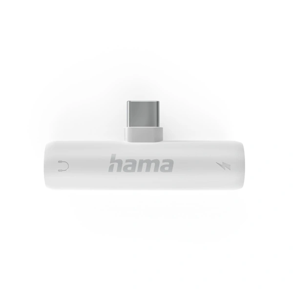 Hama audio adaptér USB-C na jack 3,5 mm, aktivní, USB-C napájení