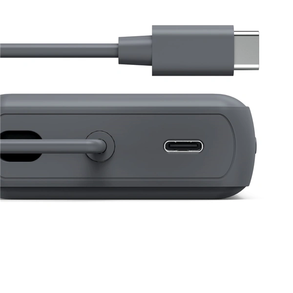 Hama Travel, powerbanka 10000 mAh, 3 A, výstup: 2x USB-C, s integrovaným kabelem