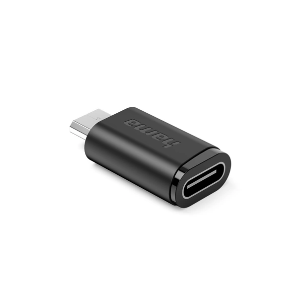 Hama redukce micro USB na USB-C, kompaktní, 3 ks