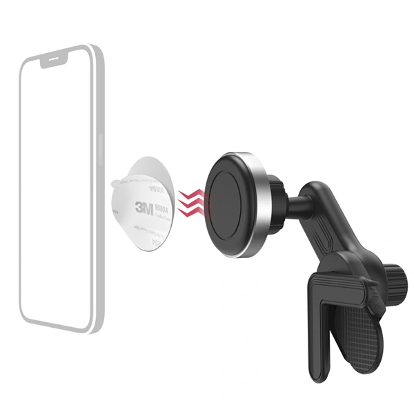 Hama držák mobilu pro Tesla Model 3 a Y, upevnění na displej, magnetický, otočný o 360°, univerzální