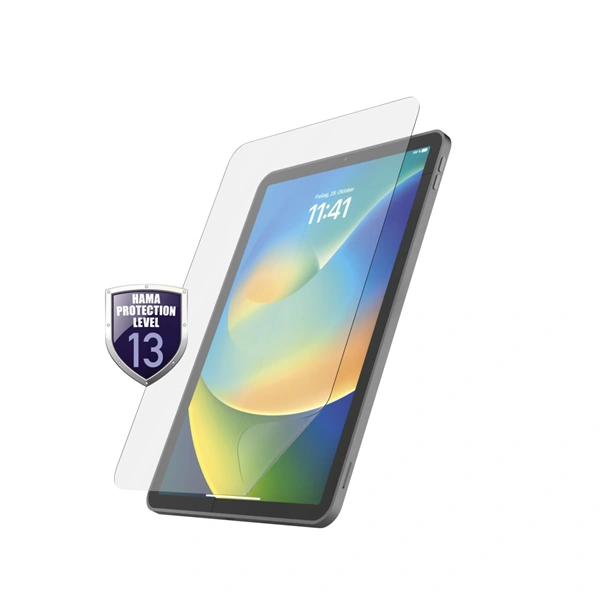 Hama Hiflex, nerozbitná ochrana displeje pro Apple iPad 11" (2025)/ 10,9" (2022), bezp. třída 13 