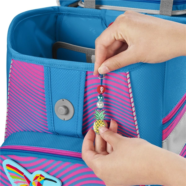 Školní aktovka Step by Step SPACE NEON, Kolibri Kaja - 5 dílný set, AGR certifikát