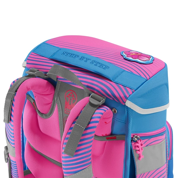 Školní aktovka Step by Step SPACE NEON, Kolibri Kaja - 5 dílný set, AGR certifikát