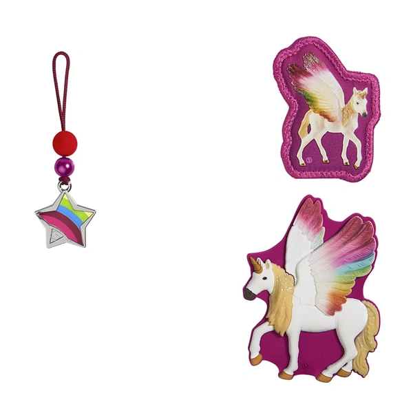 Doplňková sada obrázků MAGIC MAGS schleich, bayala, geflügeltes Regenbogeneinhorn