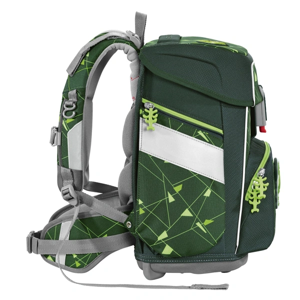 Školní aktovka Step by Step SPACE SHINE, Dino Night Tyro - 5 dílný set, AGR certifikát