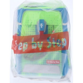 Školní aktovka Step by Step SPACE NEON, Race Car Chuck - 5 dílný set, AGR certifikát