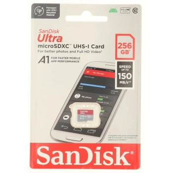 SanDisk Ultra microSDXC 256 GB (A1/UHS-I/Cl.10/150 MB/s)