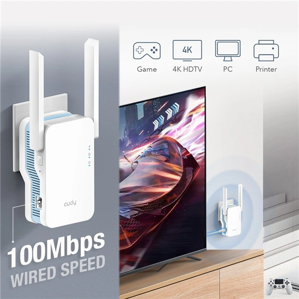 Cudy AC1200 Wi-Fi 5 Mesh extender (RE1200)