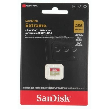 SanDisk microSDXC Extreme 256 GB (A2/ V30/ U3/ R190/ W130)