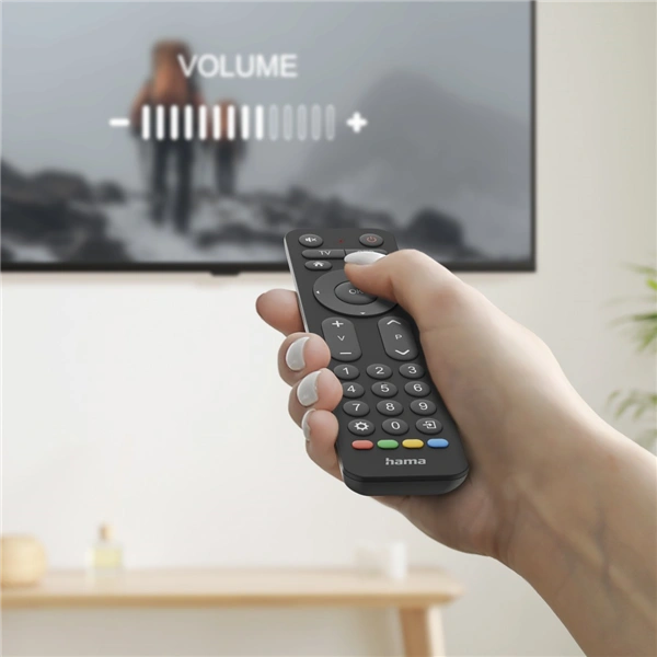 Hama univerzální dálkový ovladač 2v1 Zapper, kompaktní, velká tlačítka
