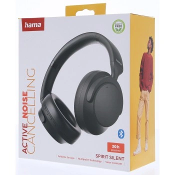 Hama Bluetooth sluchátka Spirit Silent, uzavřená, hybridní ANC