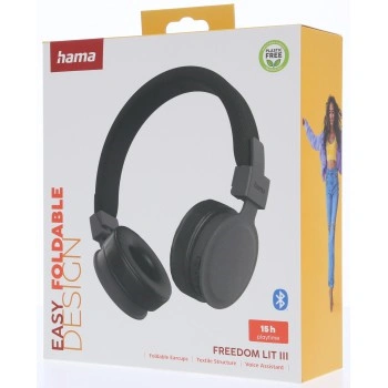 Hama Bluetooth sluchátka Freedom Lit III, on-ear, černá