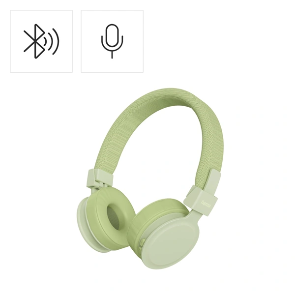 Hama Bluetooth sluchátka Freedom Lit III, on-ear, zelená