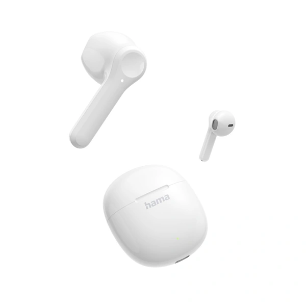 Hama Bluetooth sluchátka Action One, pecky, bílá
