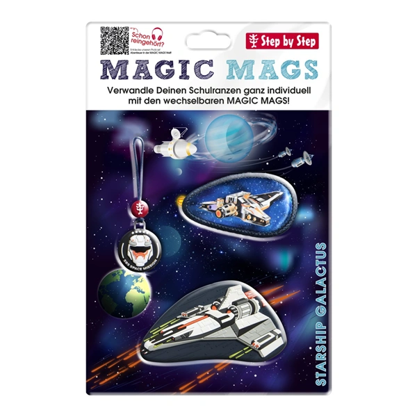 Doplňková sada obrázků MAGIC MAGS, Starship Galactus, pro aktovky a batohy Step by Step