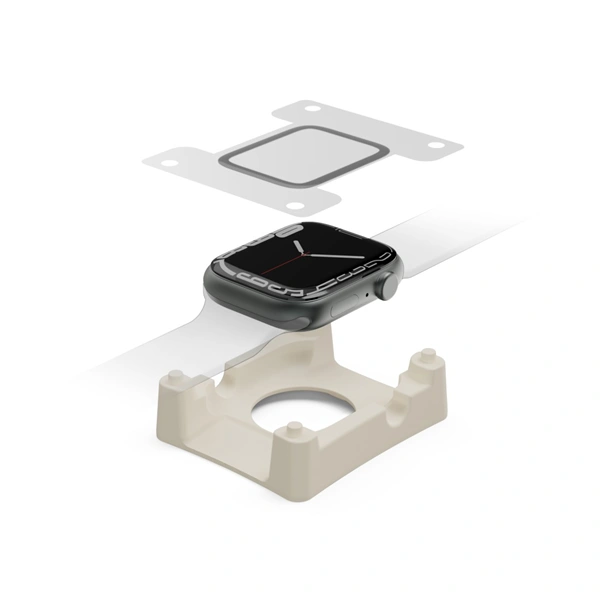 Hama Super Hybrid, ochrana displeje pro Apple Watch 7/8/9, 45 mm, nerozbitná