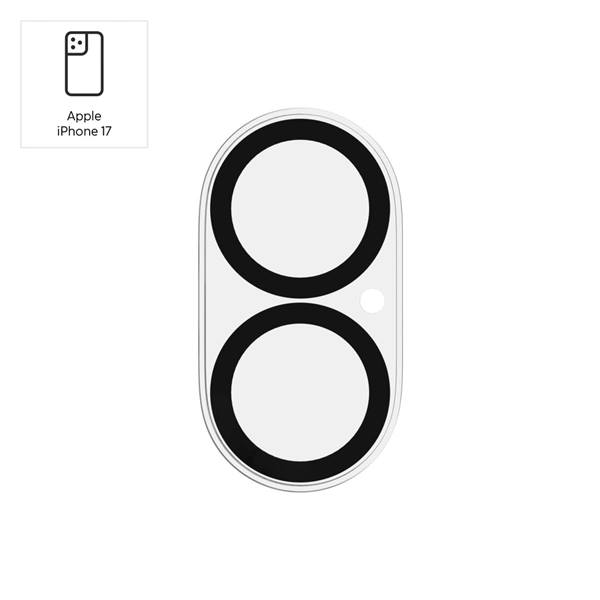 Hama Cam Protect, ochranné sklo fotoaparátu pro Apple iPhone 17, průhledné