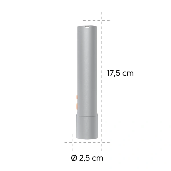 Hama FL250, LED svítilna, hliníková, 250 lm / 65 m, 4 režimy+SOS, rozptylovač, poutko, baterie