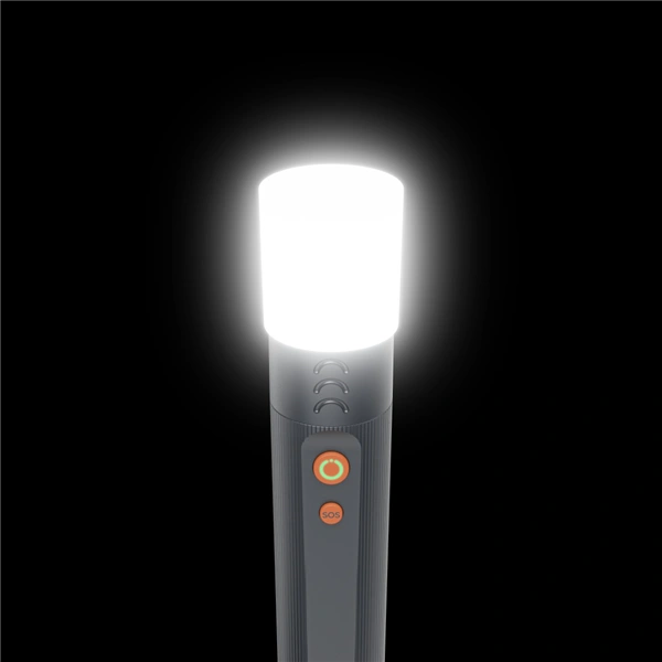 Hama FLX1200-C, LED svítilna, nabíjecí, hliníková, 1200 lm/300 m, 4 režimy+SOS, IP44, zoom,karabinka