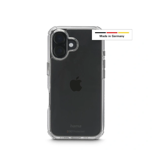 Hama Extreme Protect, kryt pro Apple iPhone 17, materiál D3O®, nežloutne, průhledný