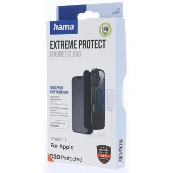 Hama Extreme Protect, pouzdro pro Apple iPhone 17, magnetické, licence D3O®, černé