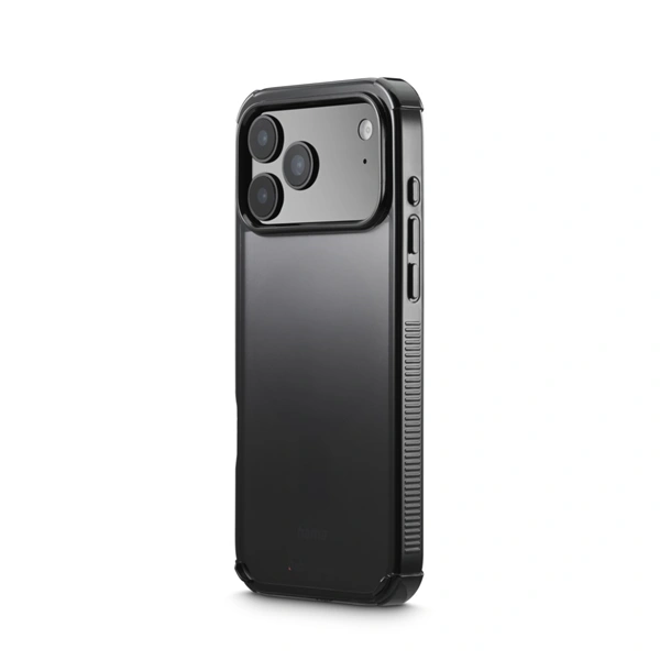 Hama Extreme Protect, kryt pro Apple iPhone 17 Pro Max, materiál D3O®, průhledný černý