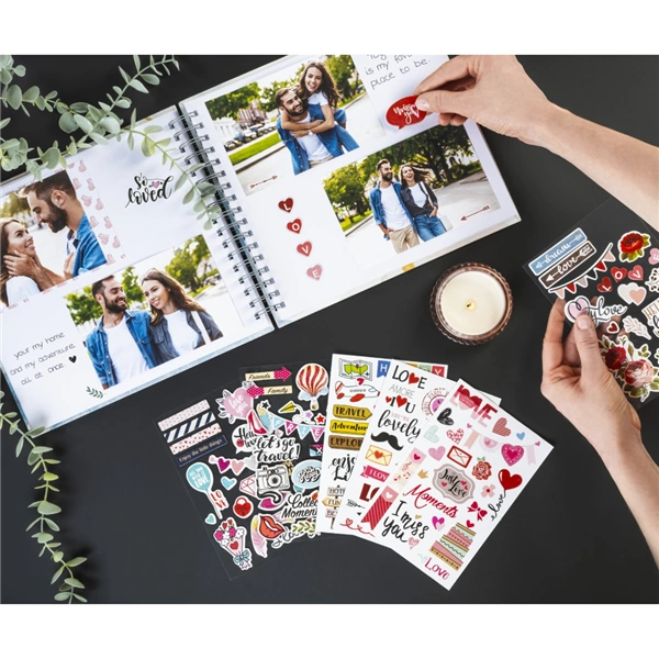 Hama samolepky pro kreativní tvorbu, různé motivy, balení 30 setů (cena je uvedená za 1 set)