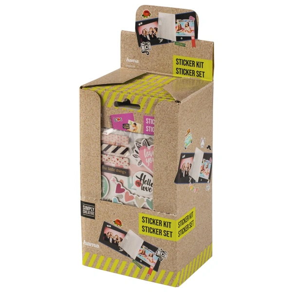 Hama samolepky pro kreativní tvorbu, různé motivy, balení 30 setů (cena je uvedená za 1 set)