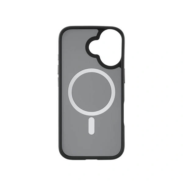 Black Rock Hybrid Case, kryt pro Apple iPhone 17, magnetický, matný, poloprůhledný černý