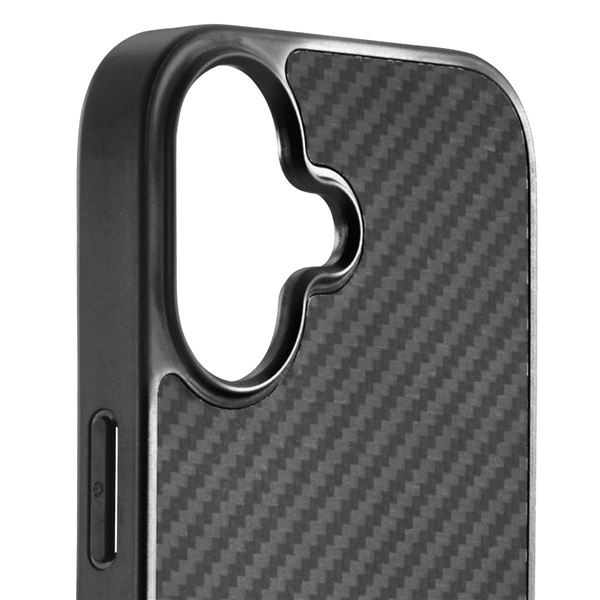 Black Rock Robust Carbon, kryt pro Apple iPhone 17, magnetický, karbonový vzhled, černý