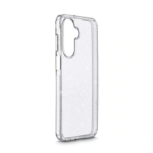 White Diamonds Glitter Case, kryt pro Samsung Galaxy A17/A17 5G, průhledný s třpytkami