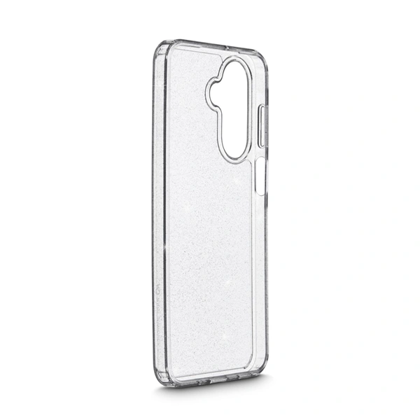 White Diamonds Glitter Case, kryt pro Samsung Galaxy A17/A17 5G, průhledný s třpytkami