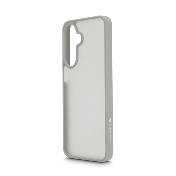 White Diamonds Hybrid Case, kryt pro Samsung Galaxy A17/A17 5G, matný, poloprůhledný šedý