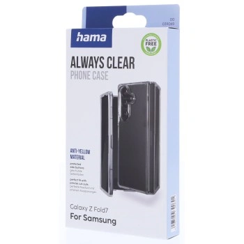 Hama Always Clear, kryt pro Samsung Galaxy Z Fold7, vždy průhledný, nežloutne 