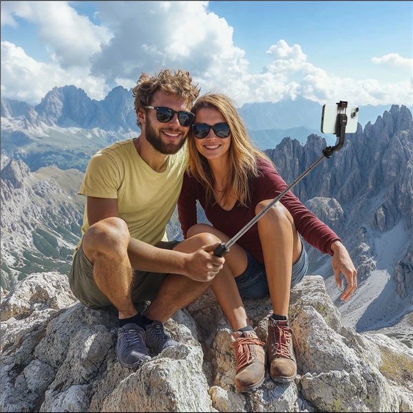 Hama Fancy Stand 70 II, selfie tyč a stativ pro telefon, Bluetooth dálková spoušť