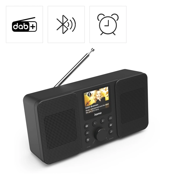 Hama digitální a internetové rádio DIR10, DAB+/FM/Bluetooth, App ovládání