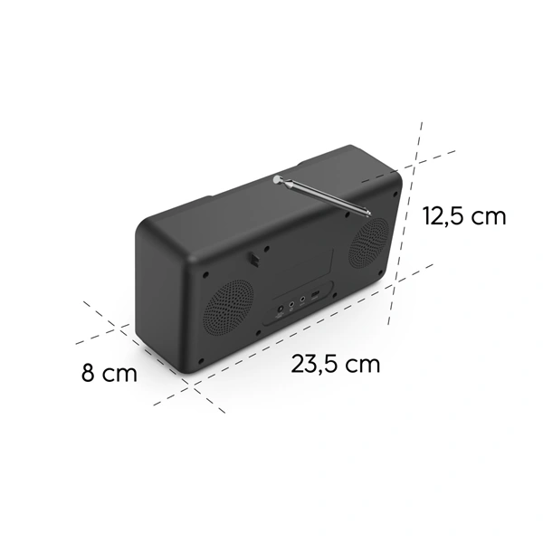 Hama digitální a internetové rádio DIR10, DAB+/FM/Bluetooth, App ovládání