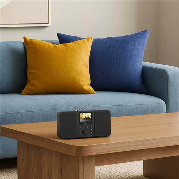 Hama digitální a internetové rádio DIR10, DAB+/FM/Bluetooth, App ovládání