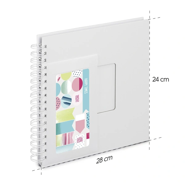 Hama kreativní set – spirálové album + 3 archy nálepek (deník DIY)