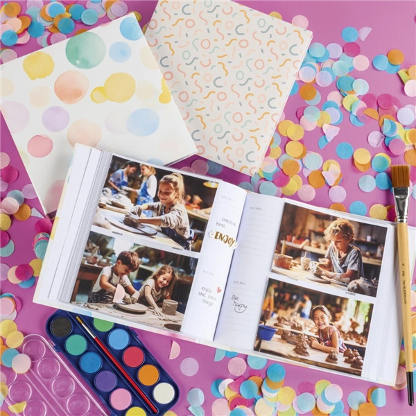 Hama album memo SPRINKLED 10x15/200, Bubbles, popisové pole