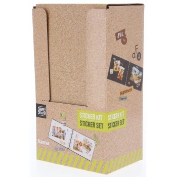 Hama samolepky pro kreativní tvorbu II, různé motivy, balení 54 setů (cena je uvedená za 1 set)