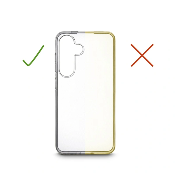 Hama Always Clear, kryt pro Samsung Galaxy S25 FE, vždy průhledný, nežloutne